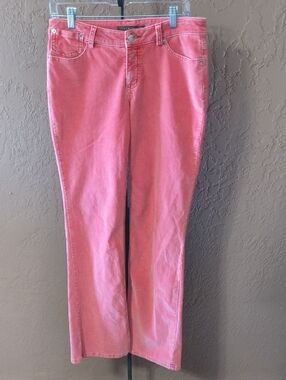 Bella Dahl Anthropologie Coral Pink Corduroy Bootcut Jeans Size 26